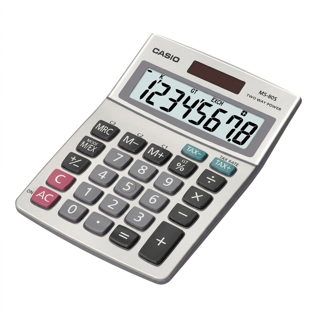 Casio MS-80S 8-Digit Desktop Calculator