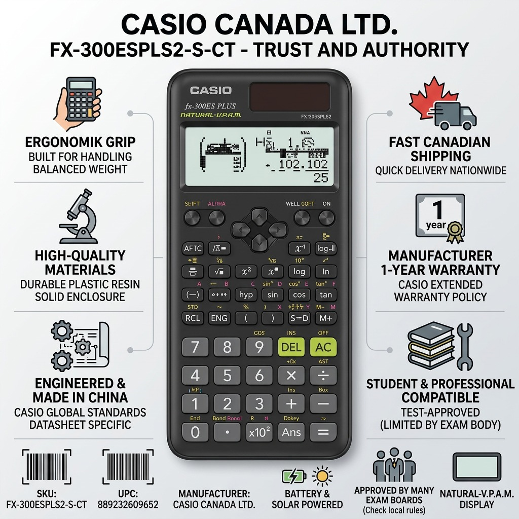 Casio FX-300ESPLS2 Scientific Calculator