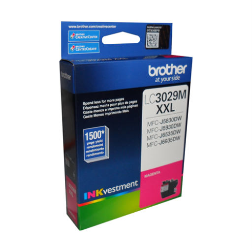 Cartouche d'encre magenta Brother LC3029MS INKvestment Tank, très haute capacité