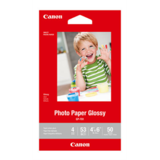 GP-701 Papier photo 4" x 6" brillant (50 feuilles/paquet)