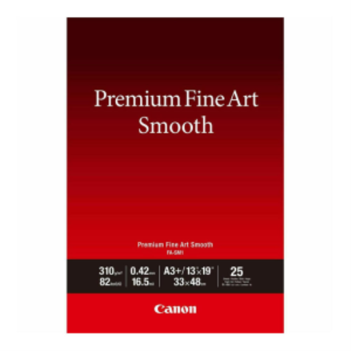 Papier d'art fin premium FA-SM1 lisse, A3+/13X19 (25 feuilles/paquet)