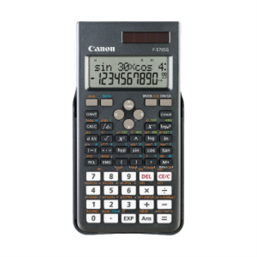 Calculatrice Scientifique Noire Canon F-570SG 488 Fonctions