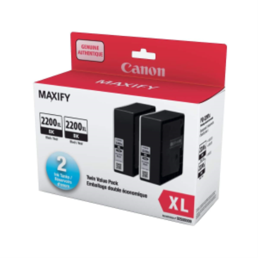 Pack Valeur Double d'Encre Noire PGI-2200XL