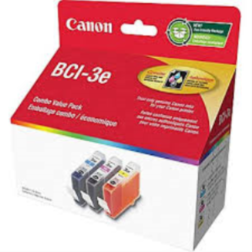 Pack économique d'encres BCI-3e Cyan/Magenta/Jaune