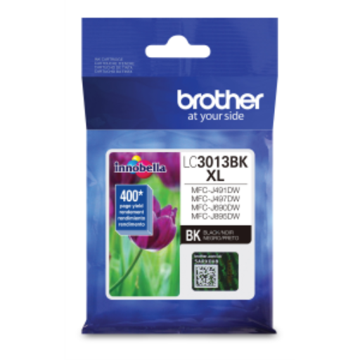 Cartouche d'encre noire Brother LC3013BKS, très haut rendement