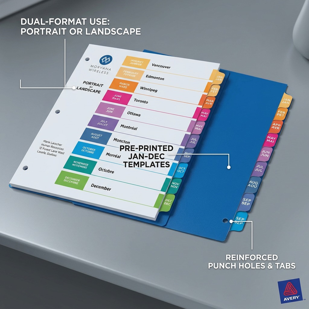 Avery 11127 Dividers