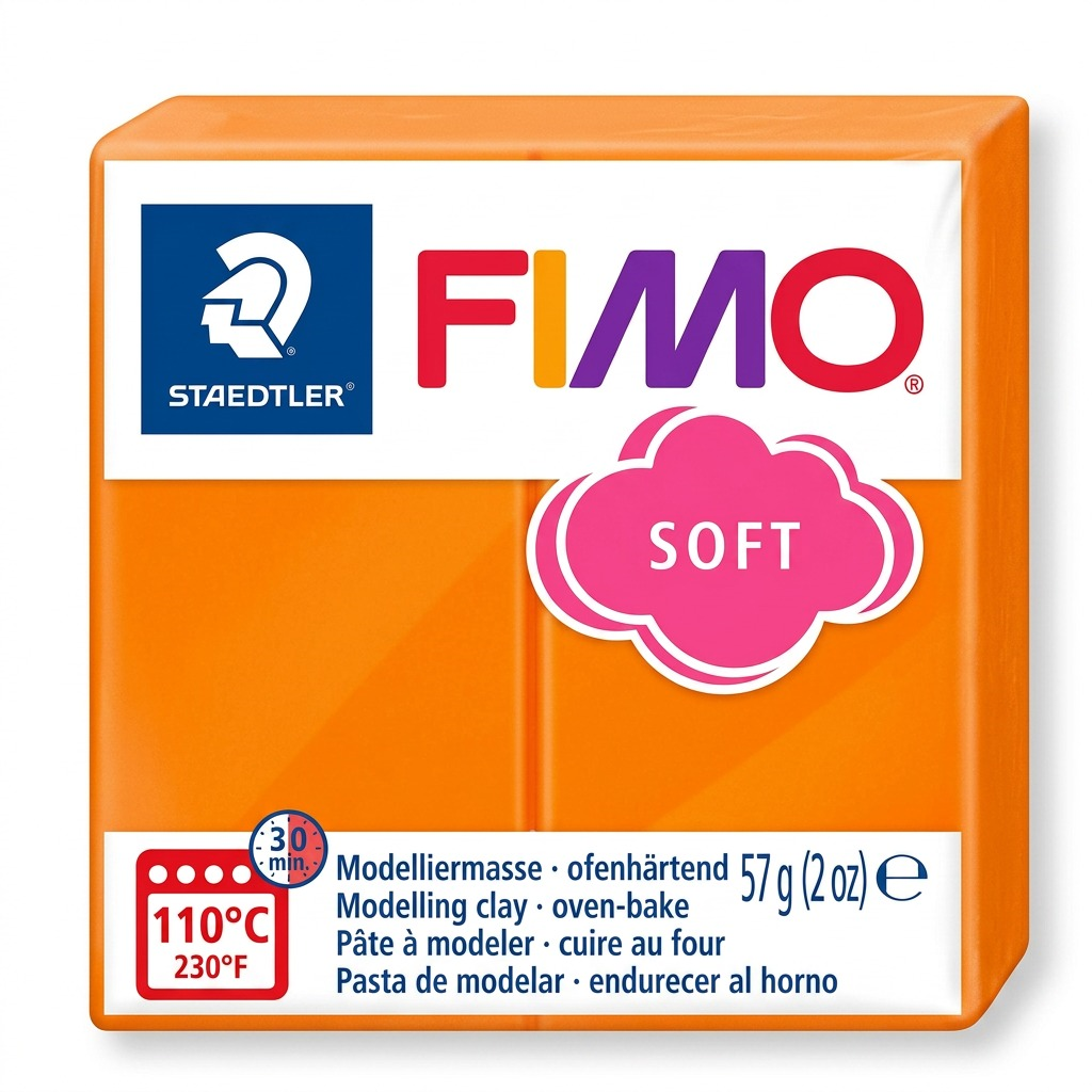 Staedtler Modelling Clay Fimo Soft Tangerine 57g (2 oz)