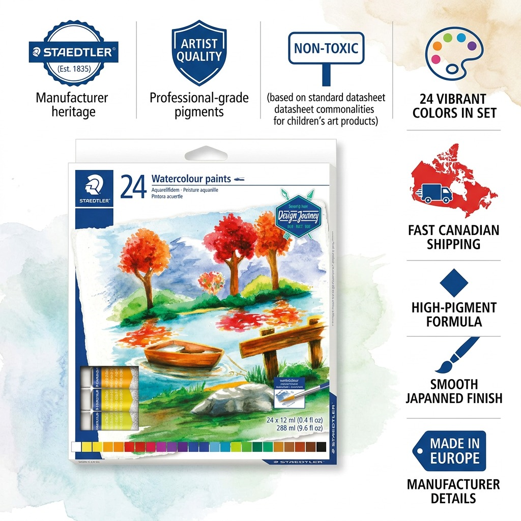 Staedtler Watercolour Paint 12ml Assorted