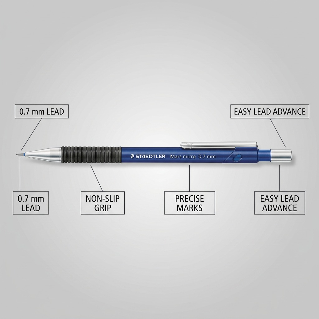 Staedtler Mechanical Pencil Micro 0.7mm Blue