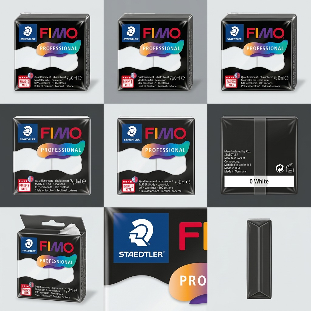 Staedtler Modelling Clay Fimo Professional White 57g (2 oz)
