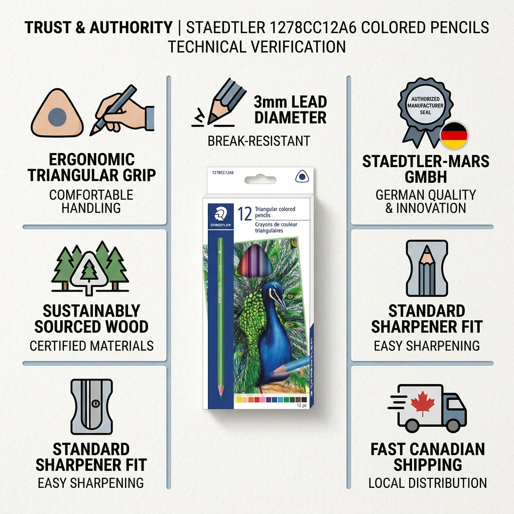 Staedtler Coloured Pencil 3mm Triangular