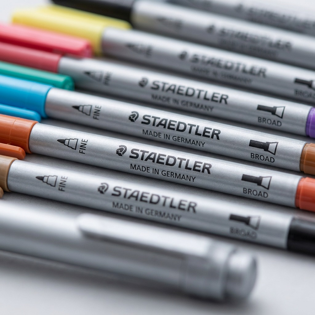 Staedtler Double-ended Fibre-tip Pens 120-Pack
