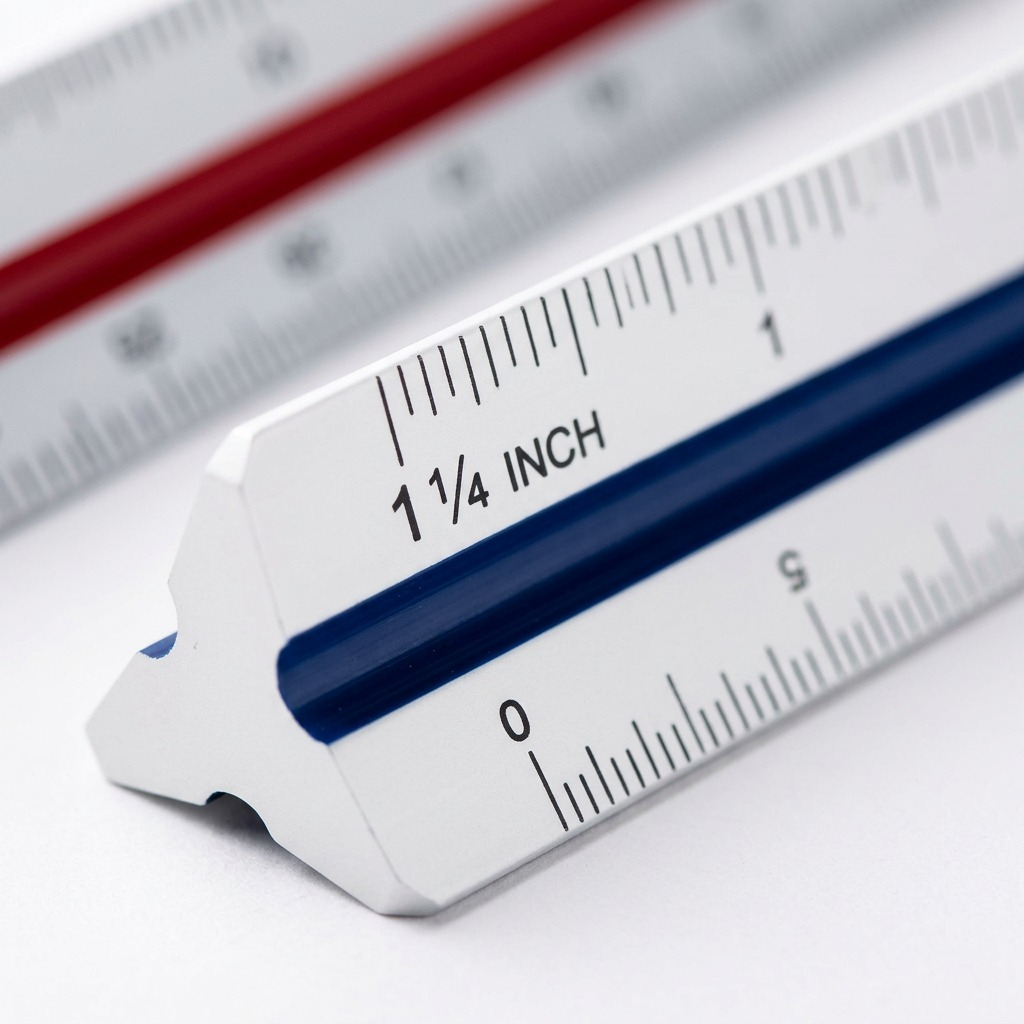 Staedtler Triangular Ruler Architec 12-inch
