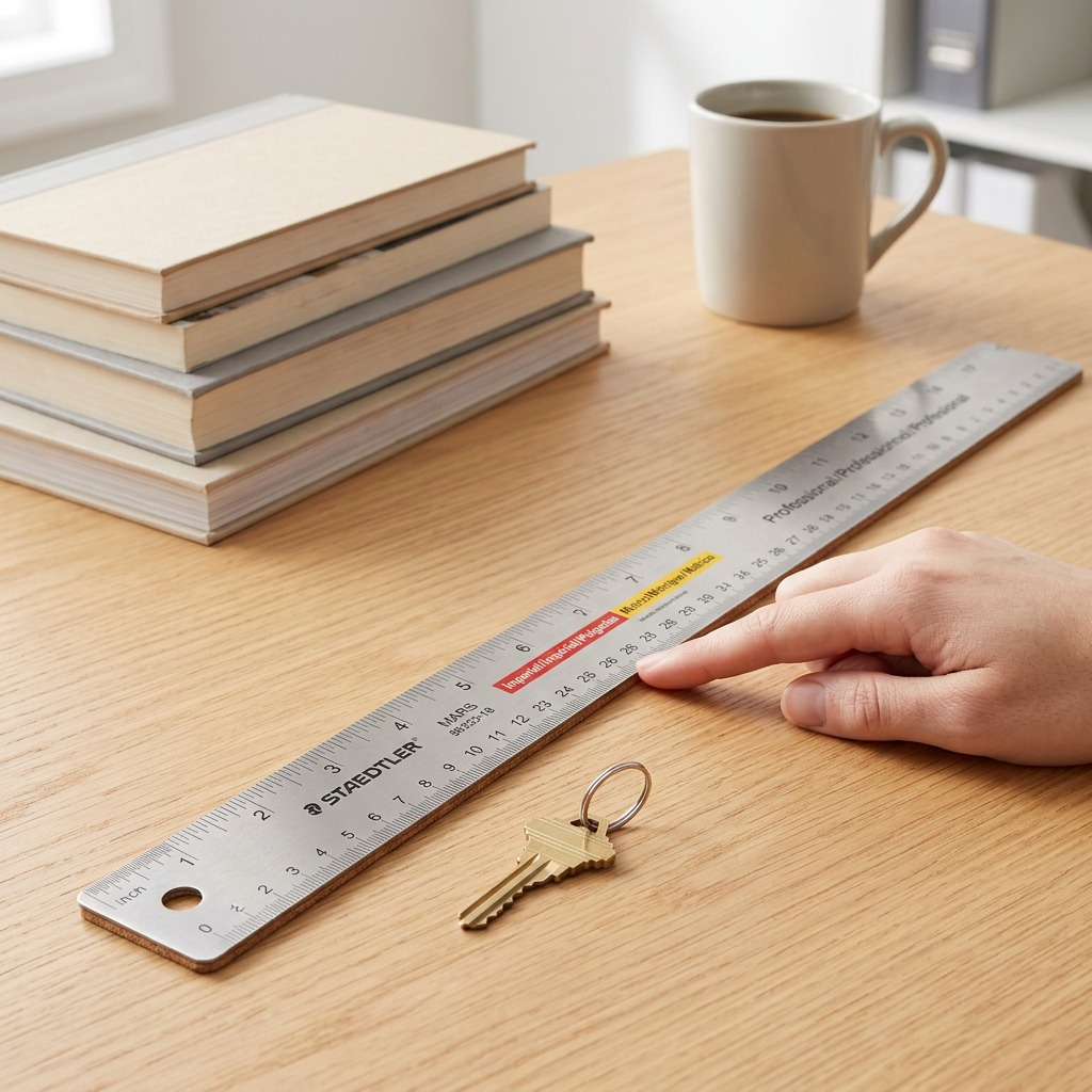 Staedtler Steel Ruler Cork Back 18