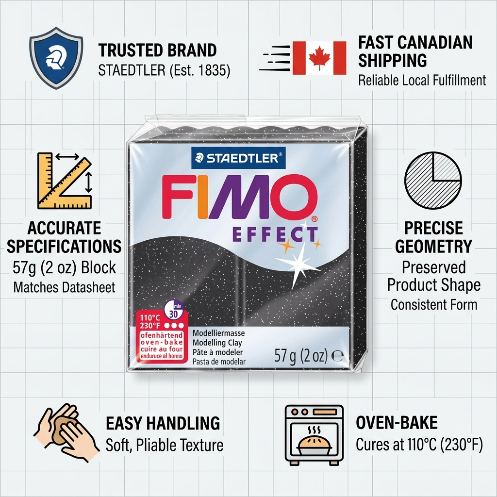 Staedtler Modelling Clay Fimo Effect Stardust 57g (2 oz)