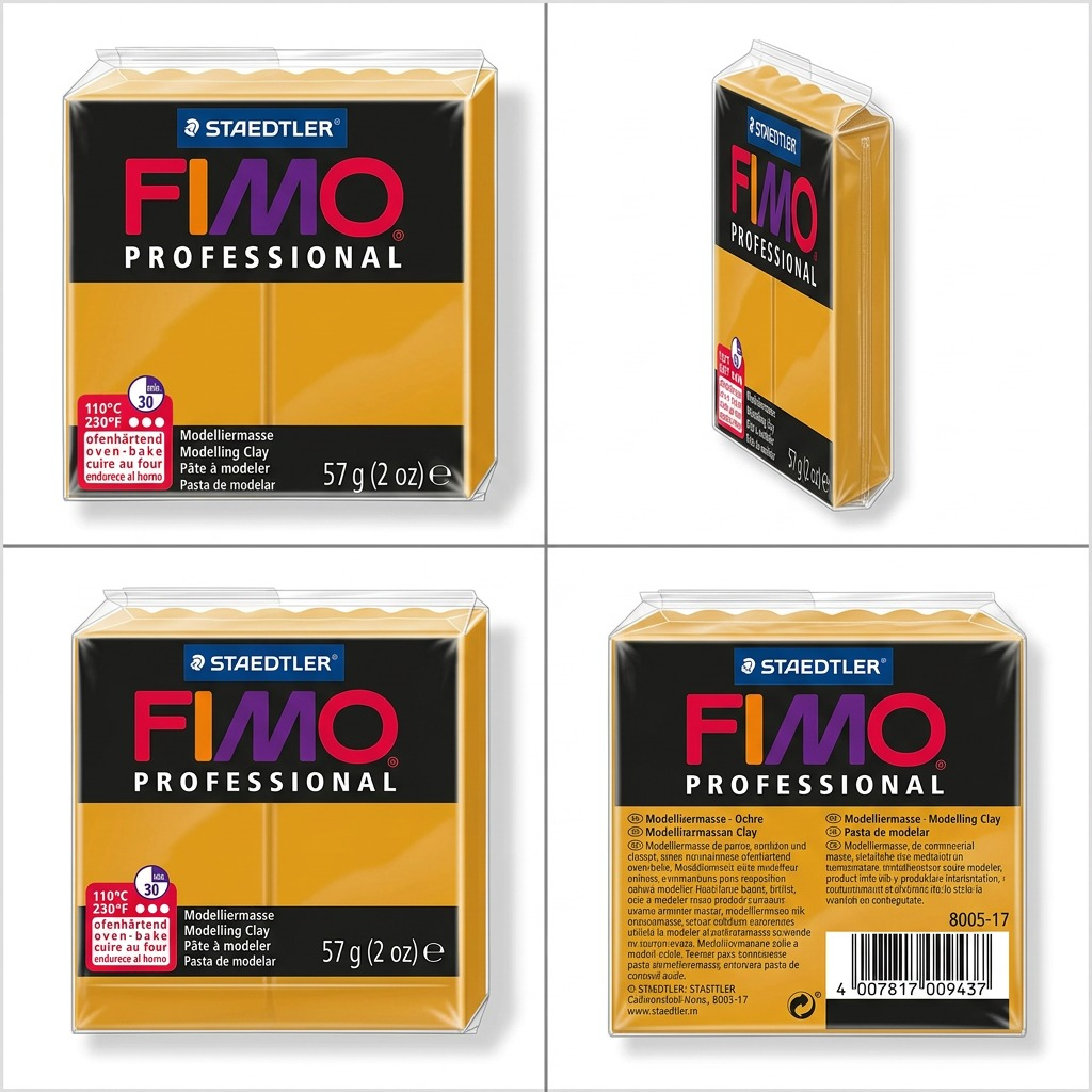 Staedtler Modelling Clay Fimo Professional Ochre 57g (2 oz)