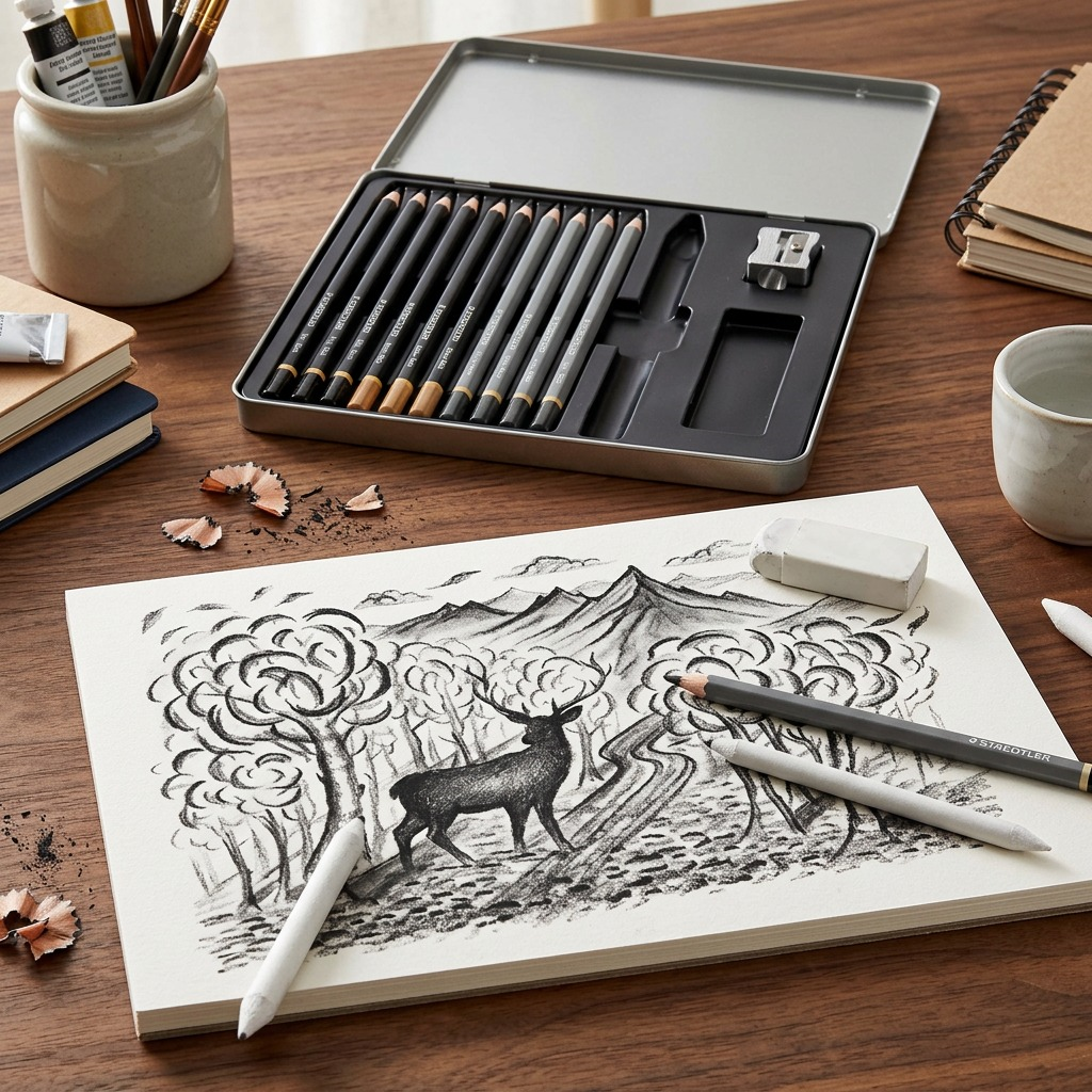 Staedtler Mixed Charcoal Set 100% PEFC