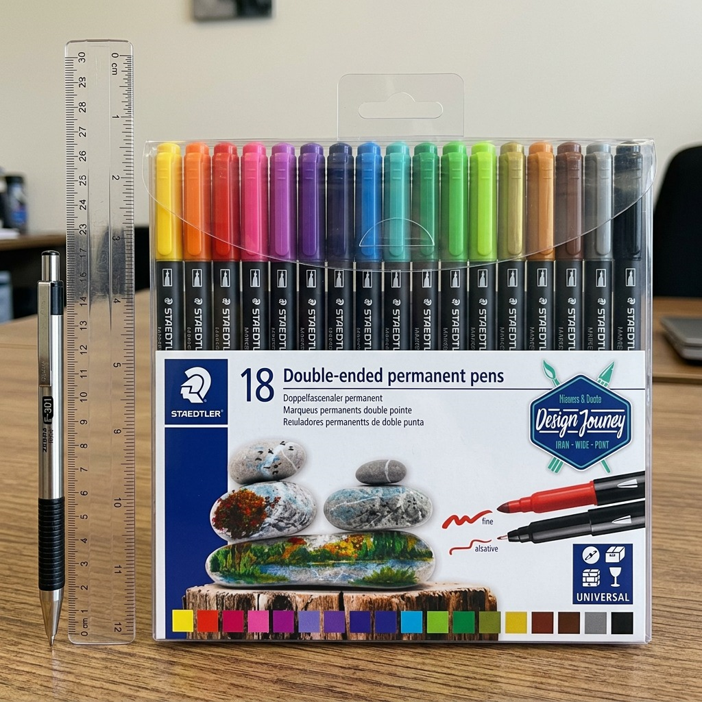 Staedtler Double-ended Permanent Pens 18-Pack