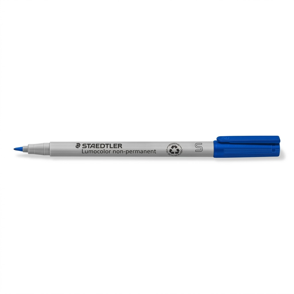Staedtler Lumocolor Extra Fine Permanent Blue Marker
