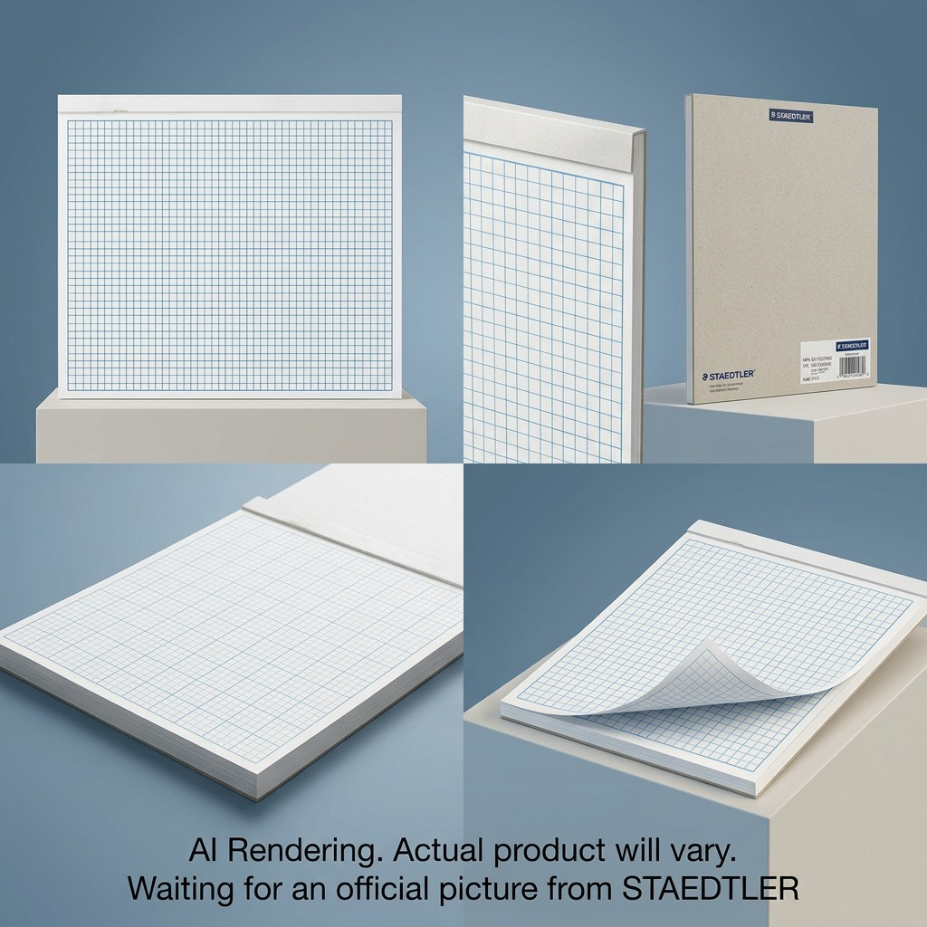Staedtler Paper Bond 4x4 Grid 17x22 Pad 50