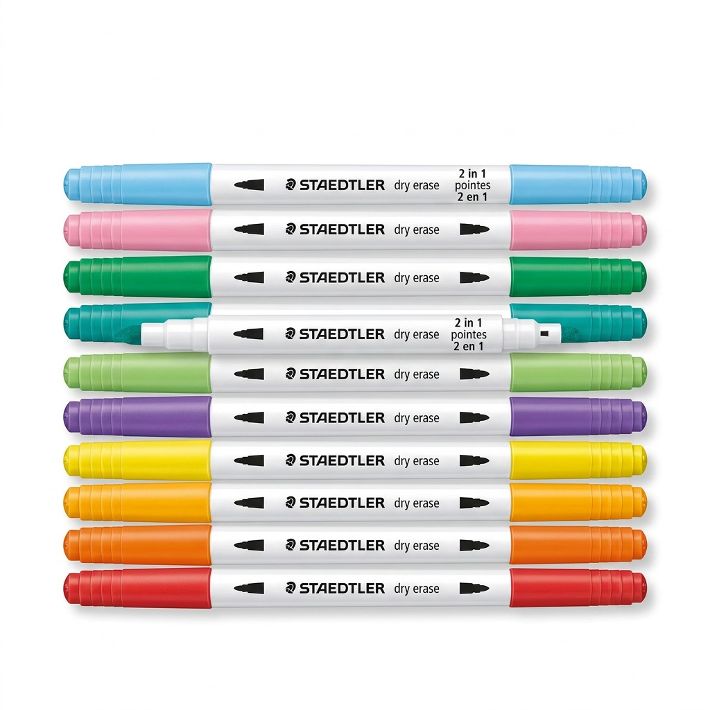 Staedtler Double-ended Dry Erase Pens 10-Pack