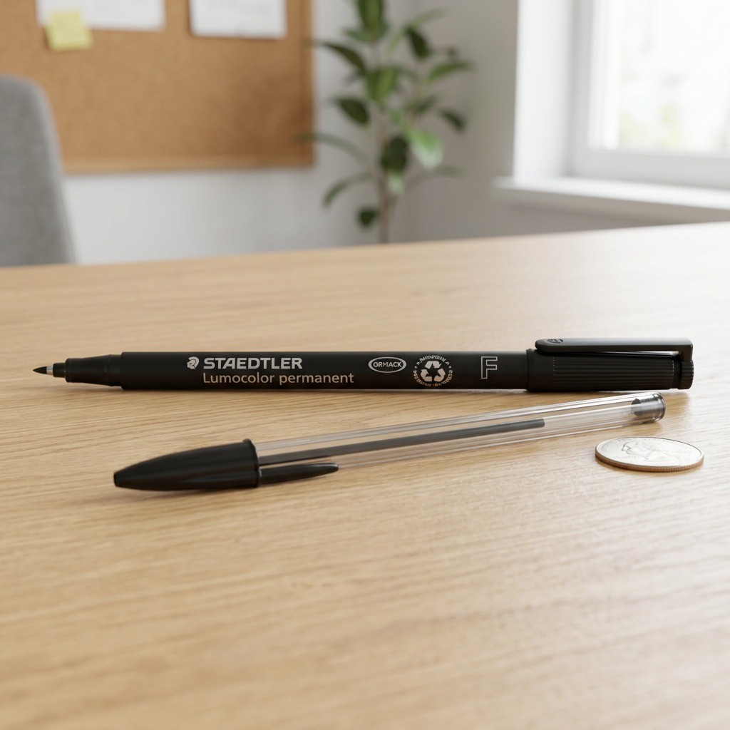 Staedtler Marker Lumocolor Fine Permanent Black