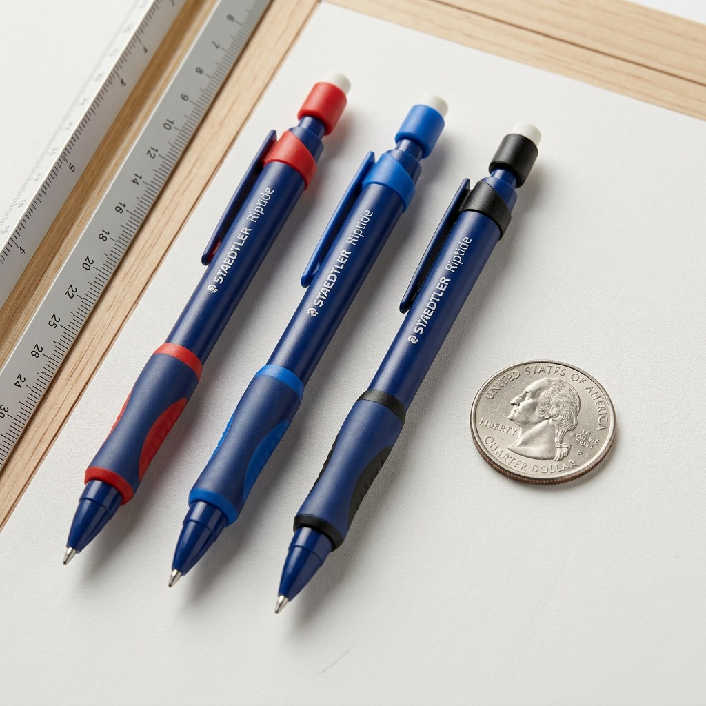 Staedtler Mechanical Pencil Riptide 0.7mm 3-Pack Black
