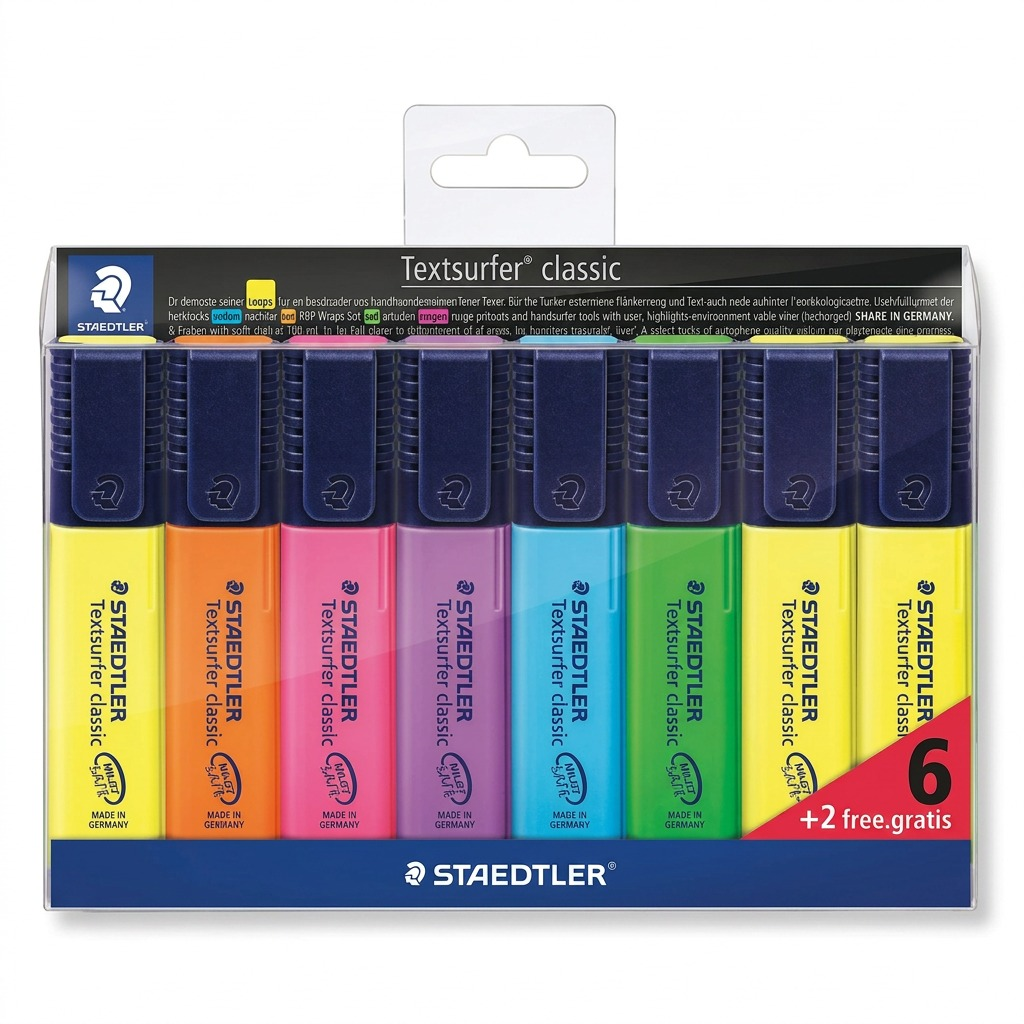 Staedtler Highlighter Textsurfer Promo 6+2