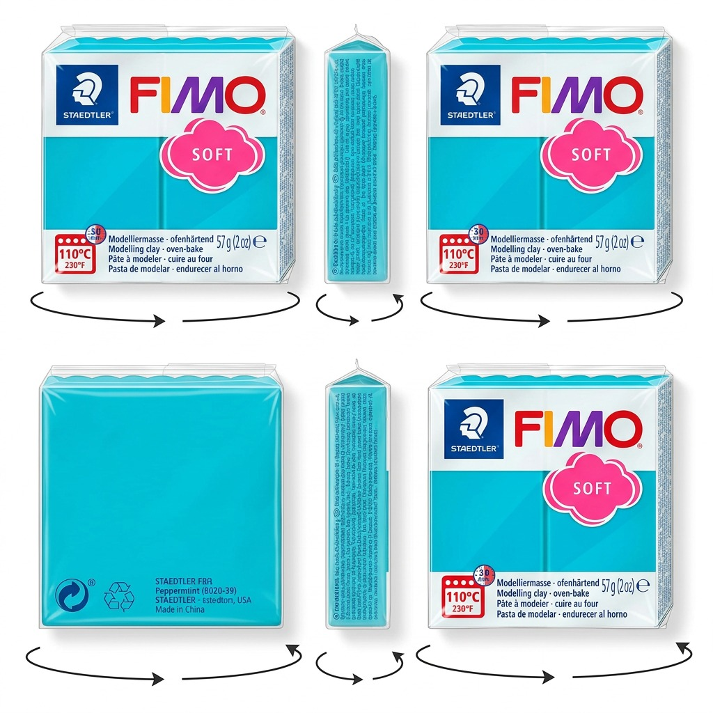 Staedtler Modelling Clay Fimo Soft Peppermint 57g (2 oz)