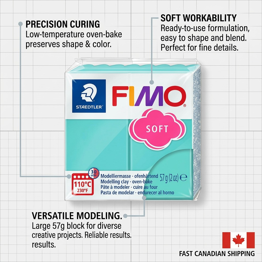 Staedtler Modelling Clay Fimo Soft Peppermint 57g (2 oz)