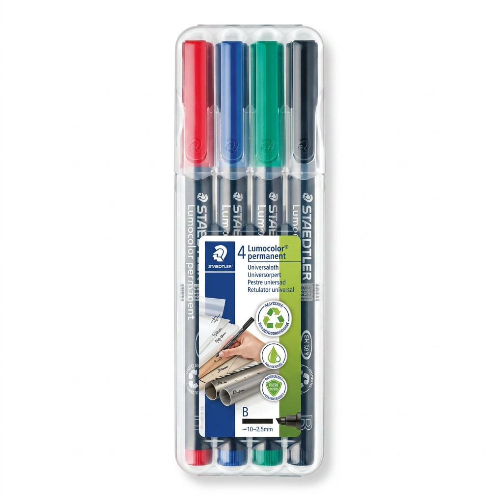 Staedtler Universal Pen Lumocolor Permanent B 4-Pack