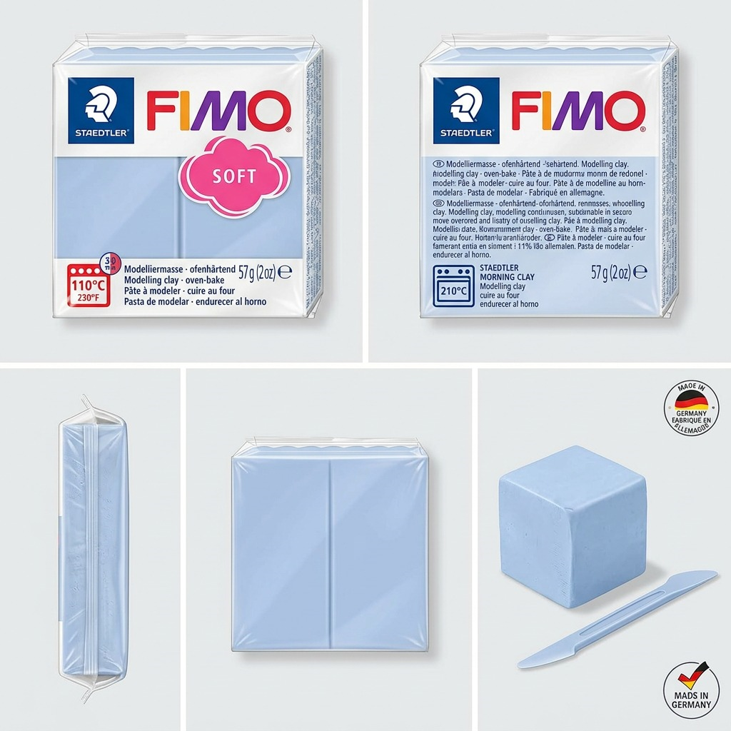 Staedtler Modelling Clay Fimo Soft Morning Breeze 57g (2 oz)
