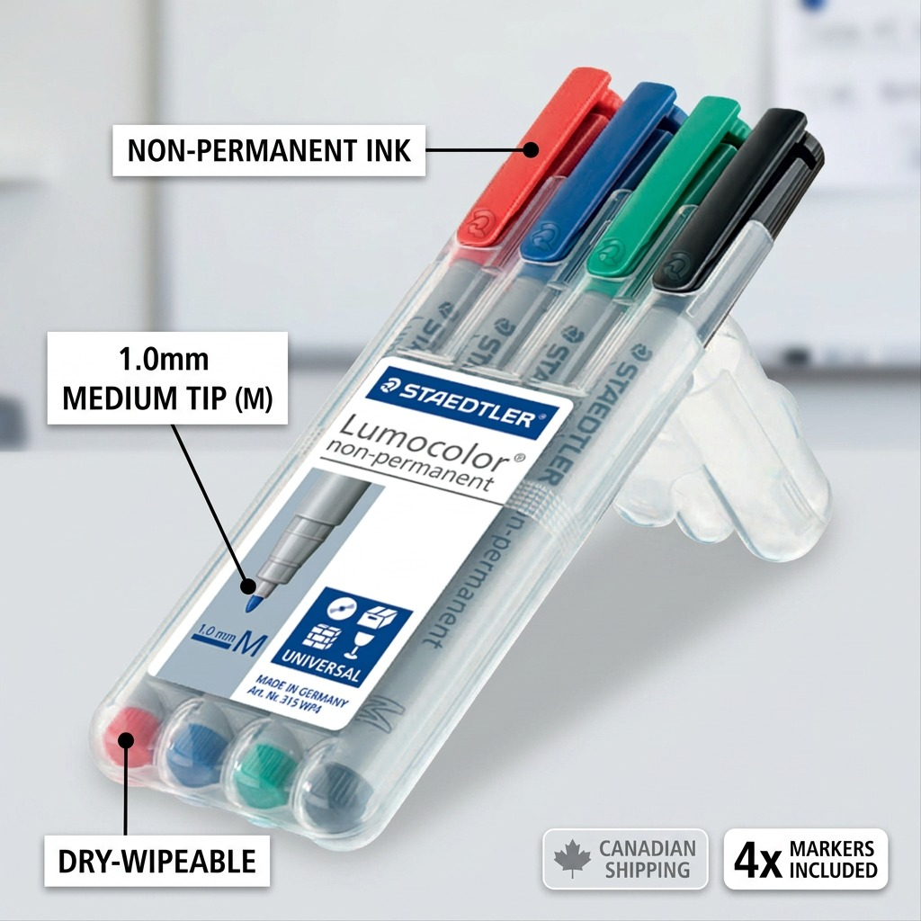 Staedtler Marker Lumocolor Medium Washable