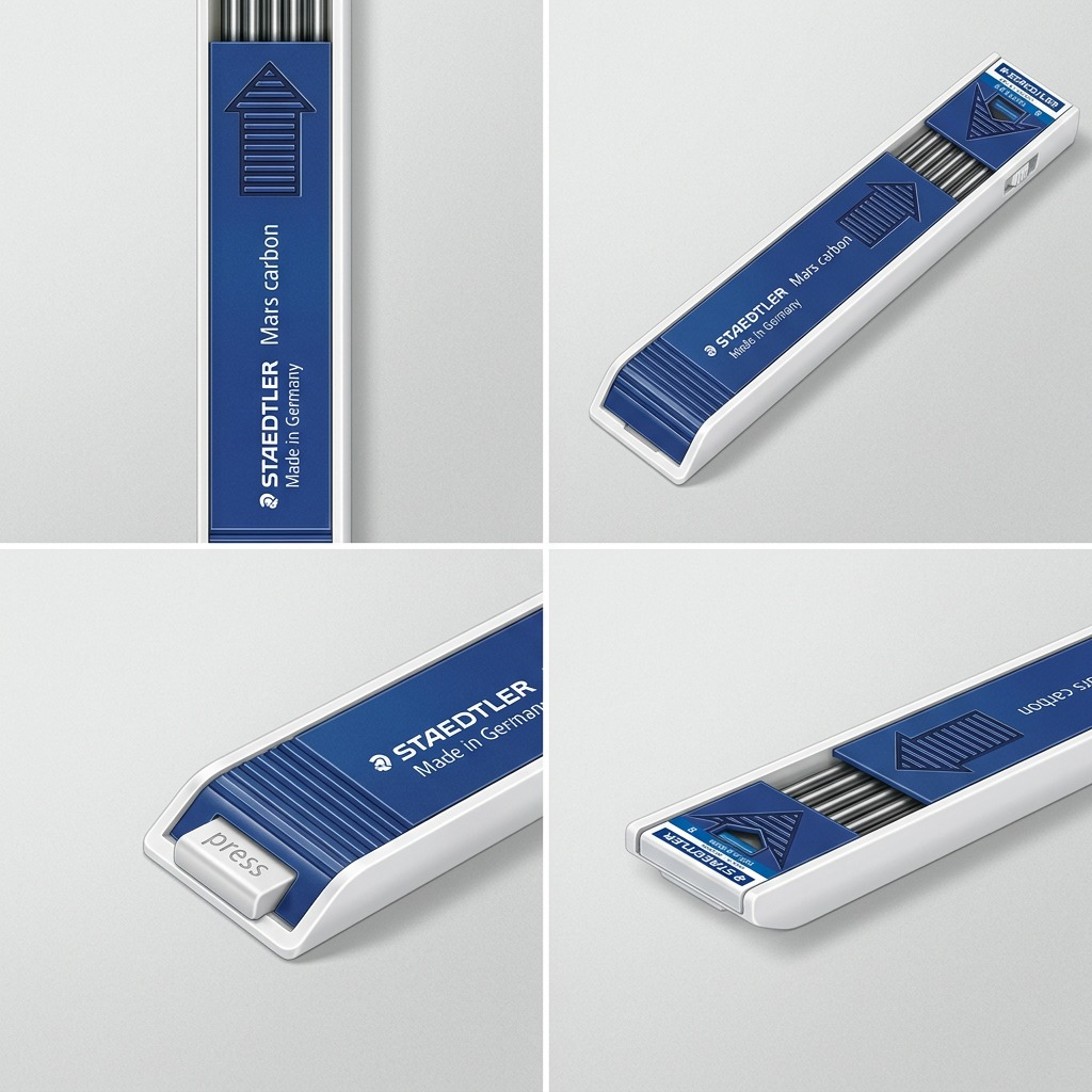 Staedtler Mars Carbon 2mm B 12 Leads