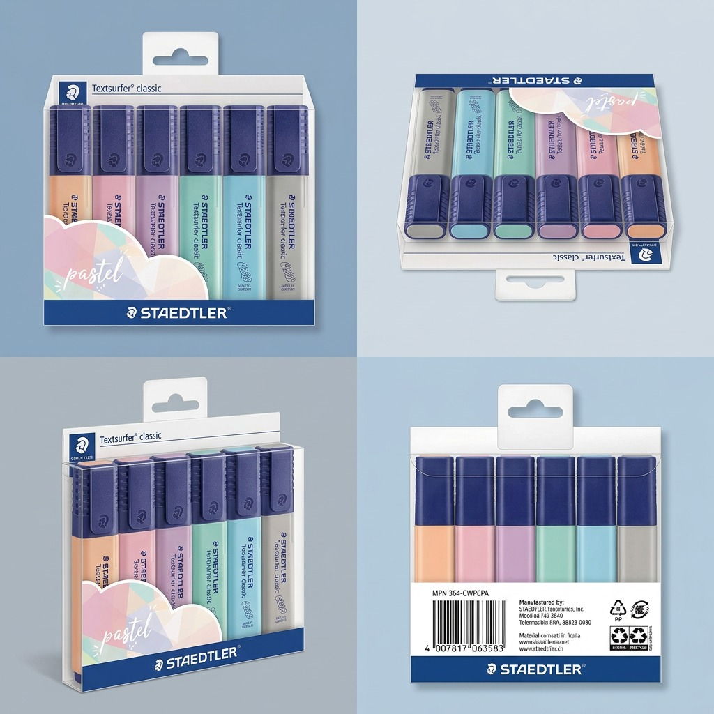 Staedtler Highlighter Textsurfer Pastel AS