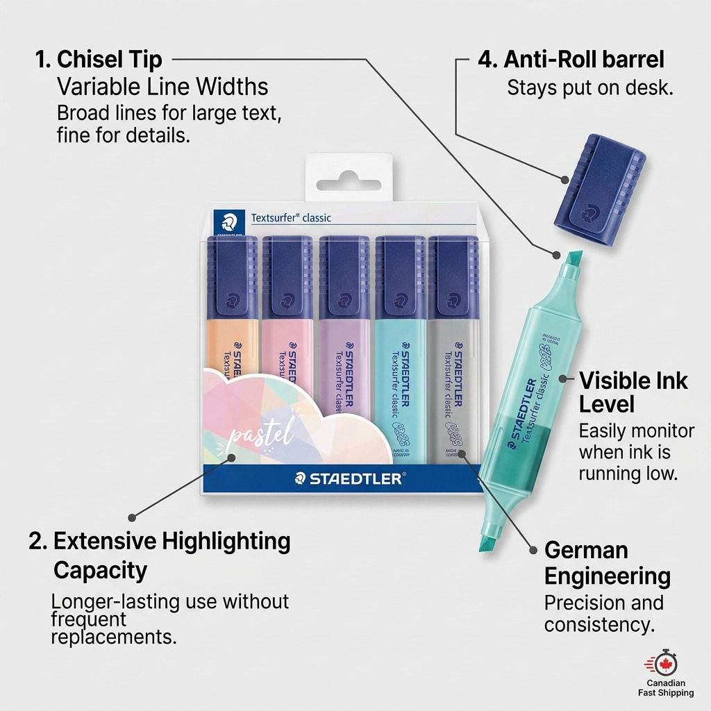 Staedtler Highlighter Textsurfer Pastel AS