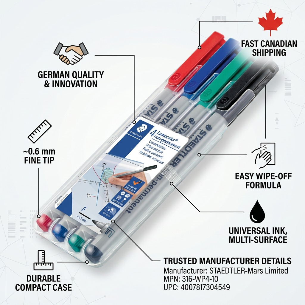 Staedtler Marker Lumocolor Fine Washable