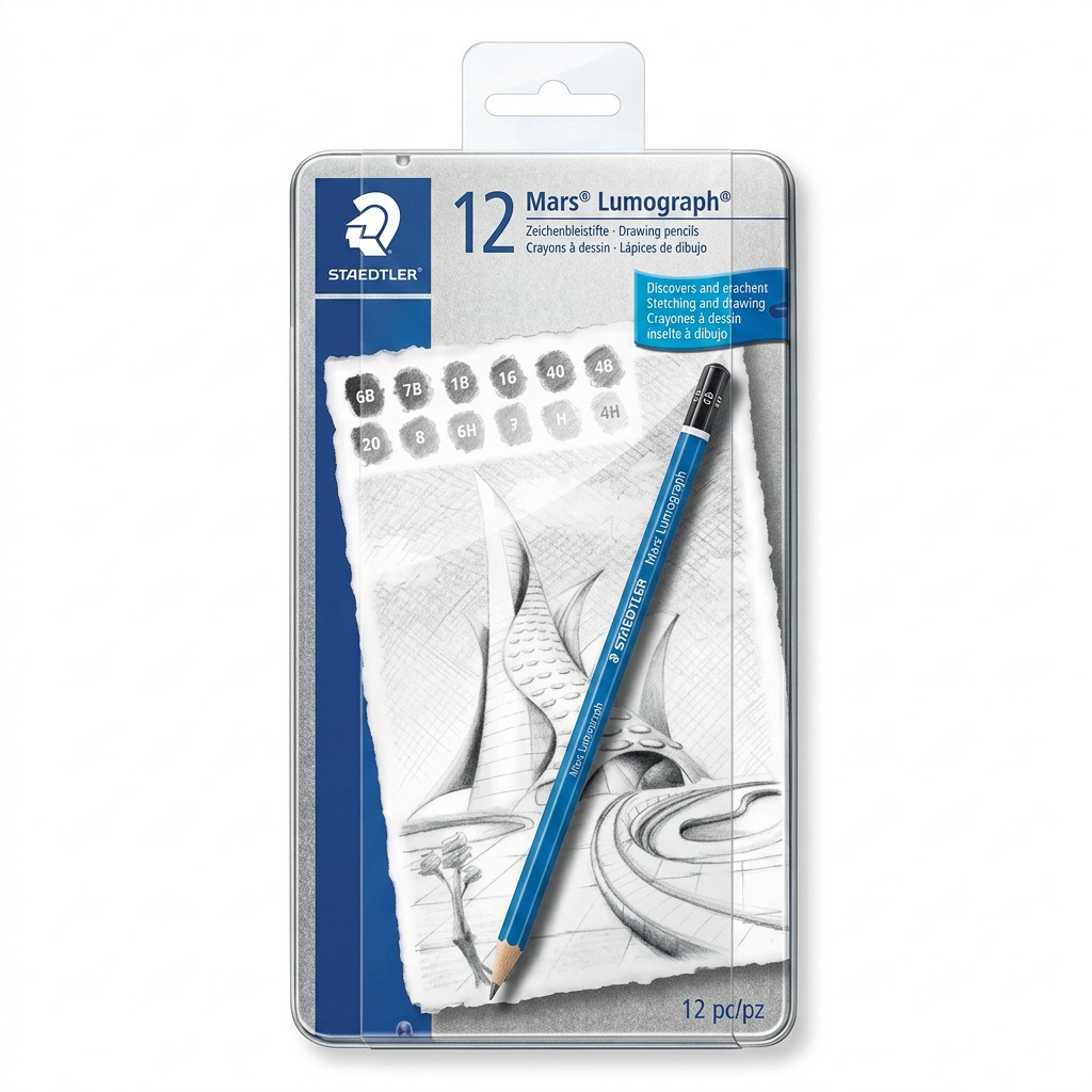 Staedtler Pencil Mars Lumograph X12 100% PEFC