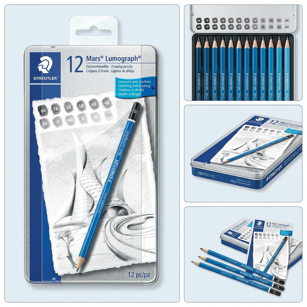 Staedtler Pencil Mars Lumograph X12 100% PEFC