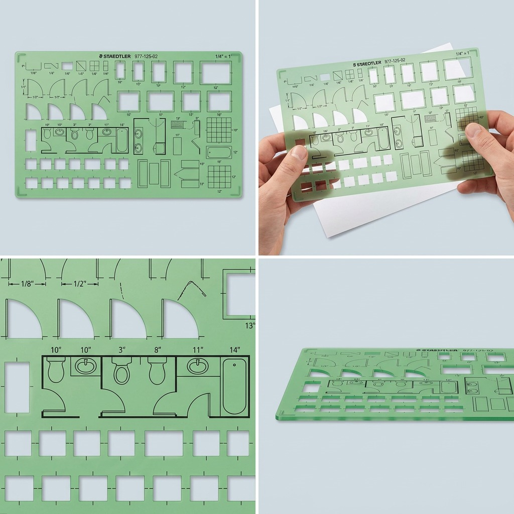 Staedtler Template Architects and Builders