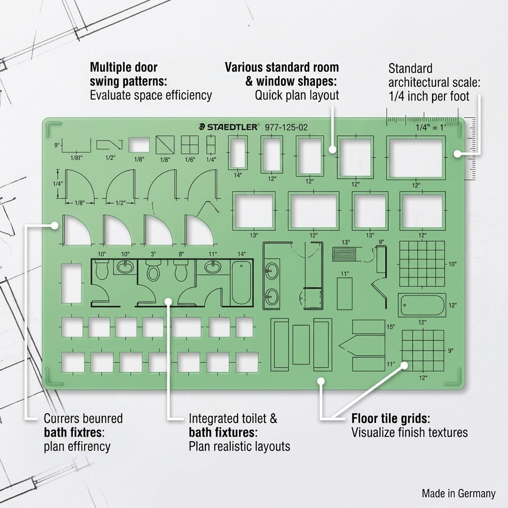 Staedtler Template Architects and Builders