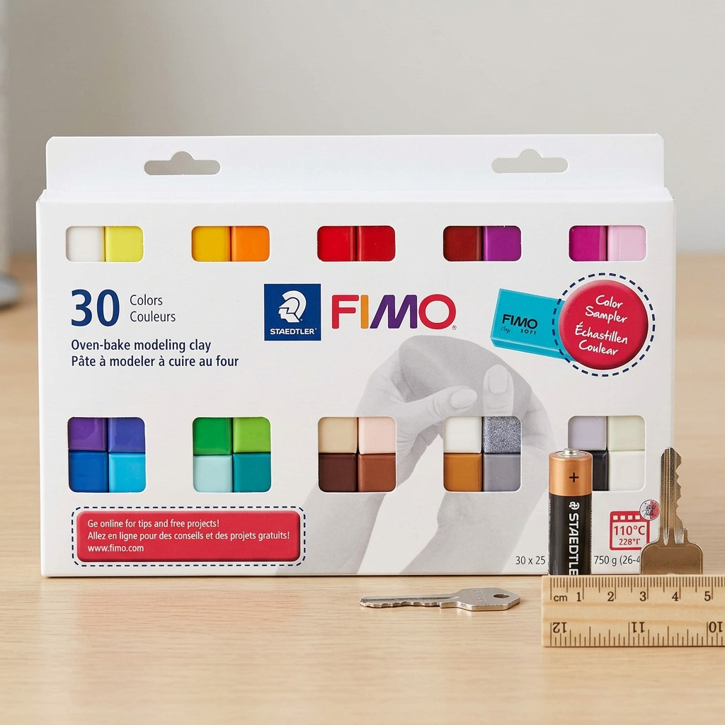 Staedtler Set Modelling Clay Fimo Soft 30 Assorted Color Pack