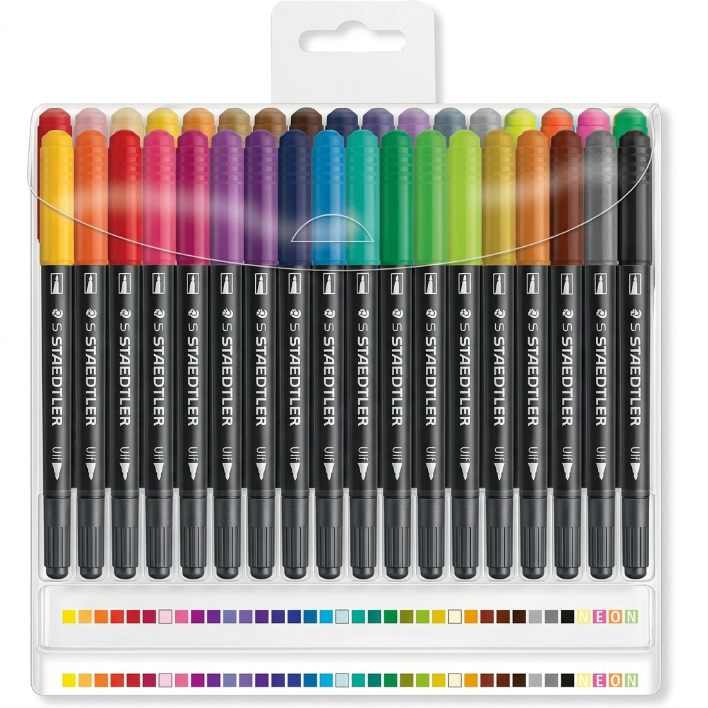 Staedtler Double-ended Fibre-tip Pens 36-Pack