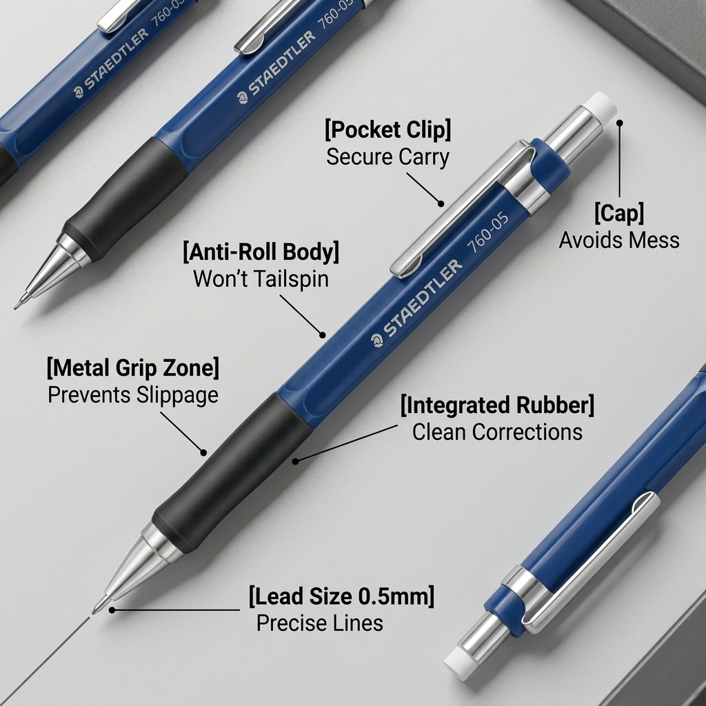Staedtler Mechanical Pencil Graphite 760 0.5
