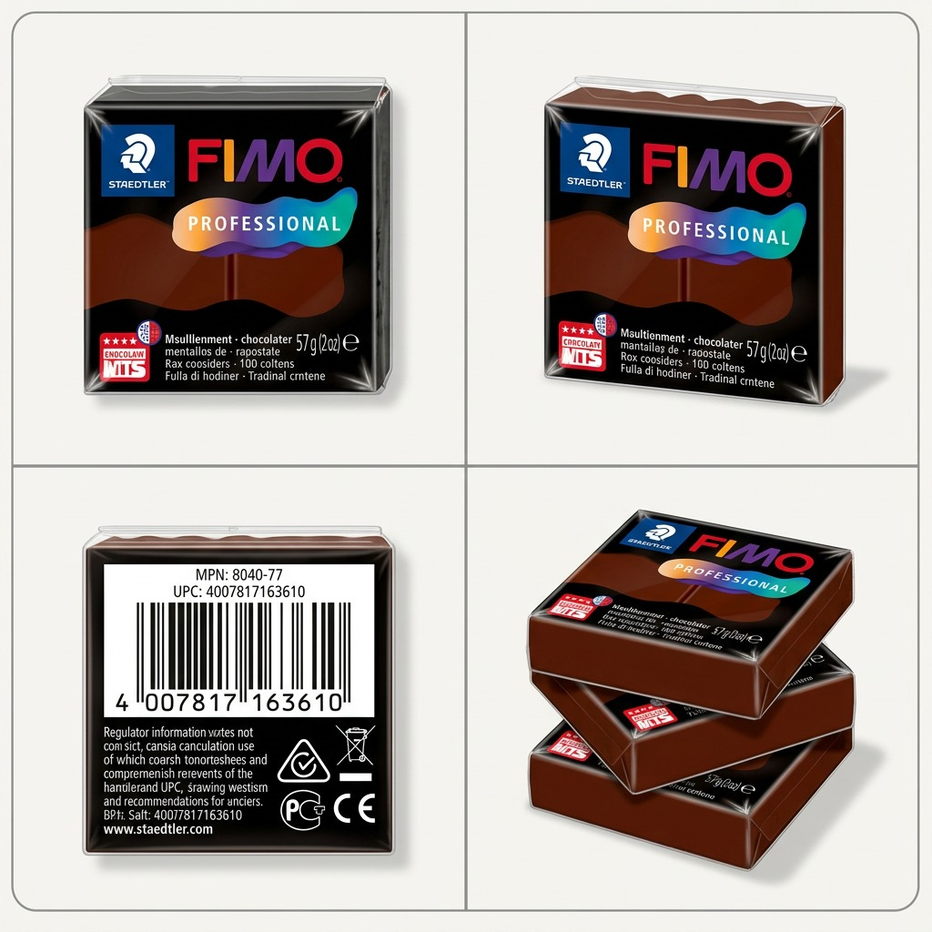 Staedtler Modelling Clay Fimo Professional Chocolate 57g (2 oz)