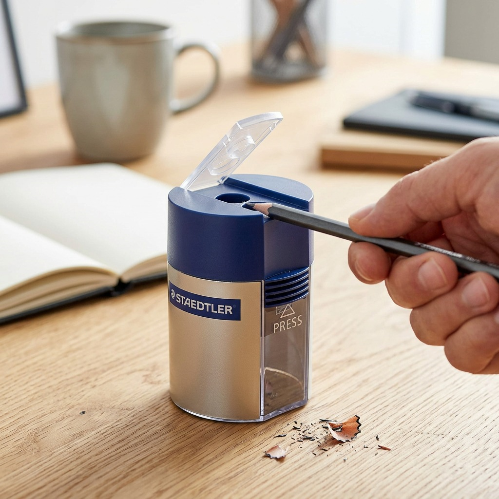 Staedtler Sharpener Zinc + Container