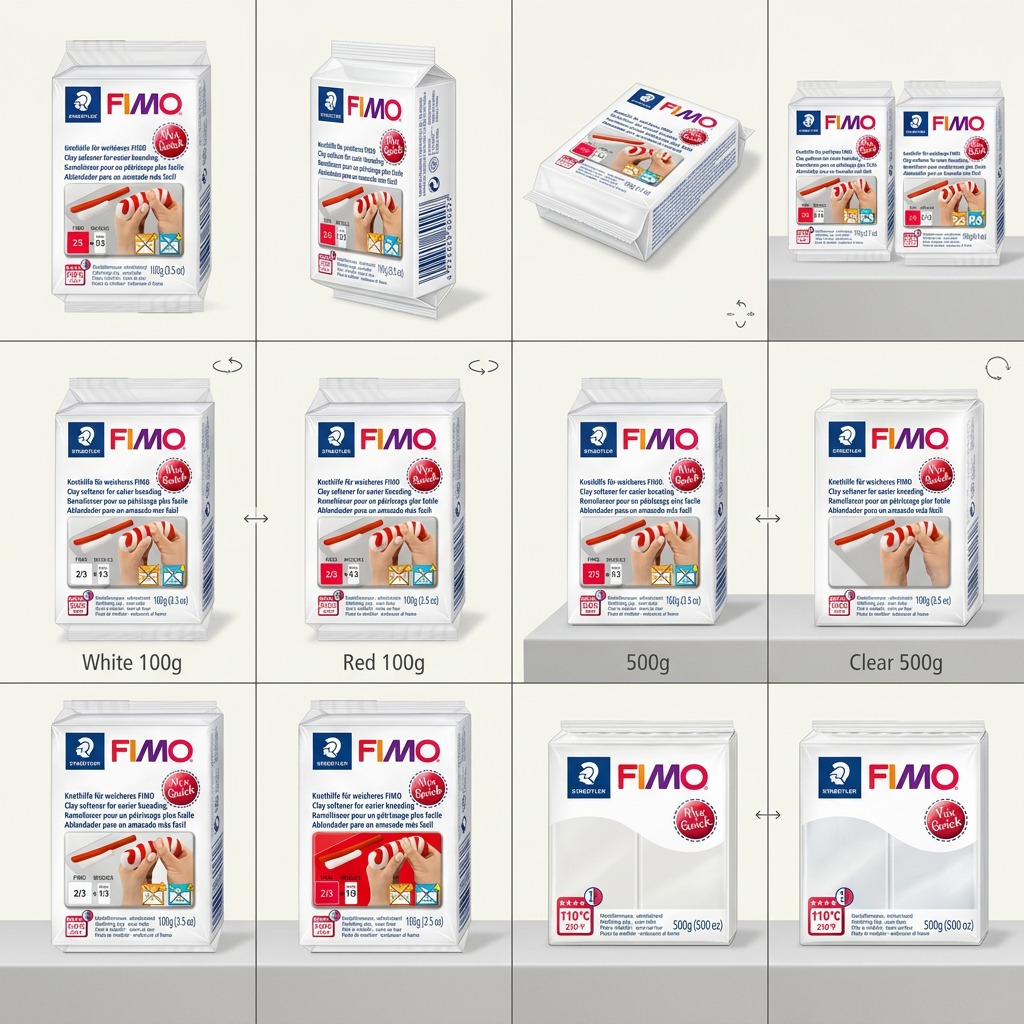 Staedtler Modelling Clay Fimo Mix Quick Kneading