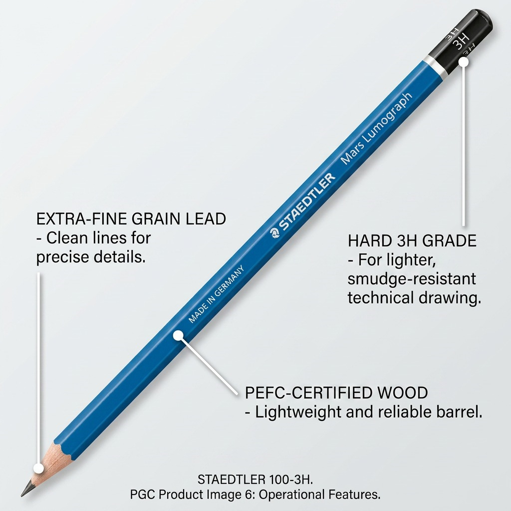 Staedtler Pencil Lumograph 3H