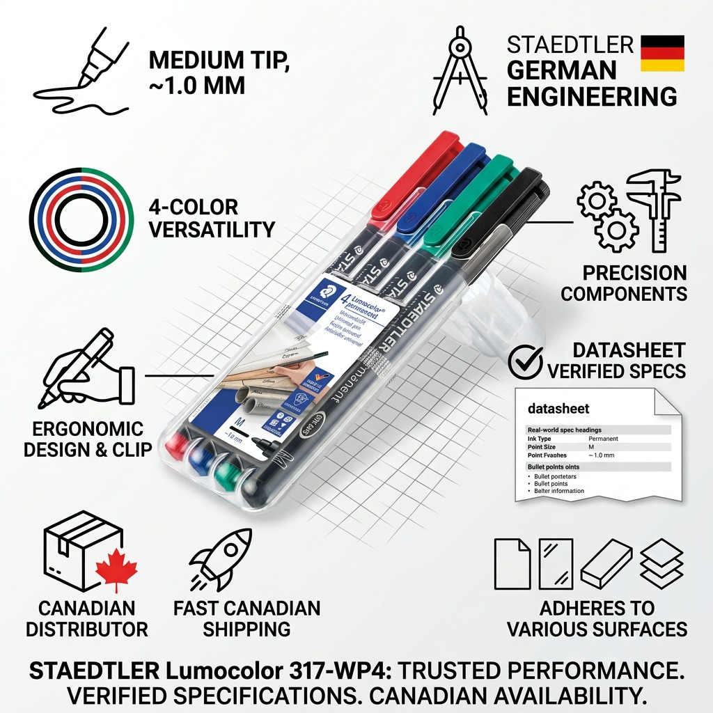 Staedtler Marker Lumocolor Medium Permanent