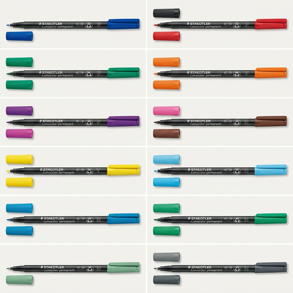 Staedtler Marker Lumocolor Fin Permanent Blue